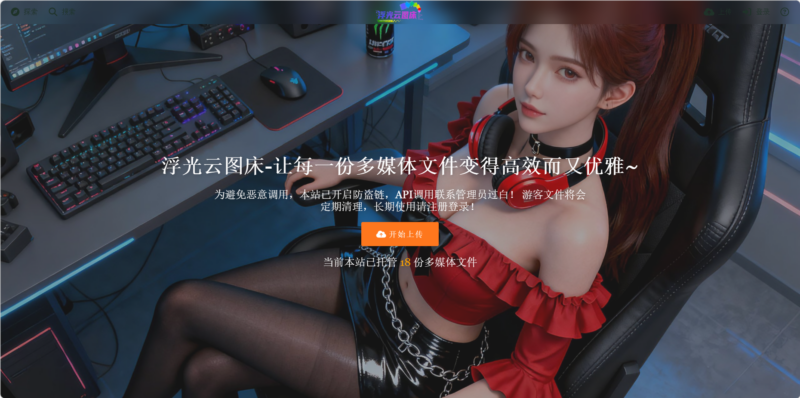 Chevereto首页增加显示媒体文件托管数量-鼎点&Blog